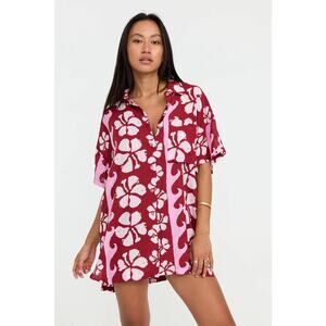 Benoa Aloha Shirt Dress - Papeete NWT SIZE S M L